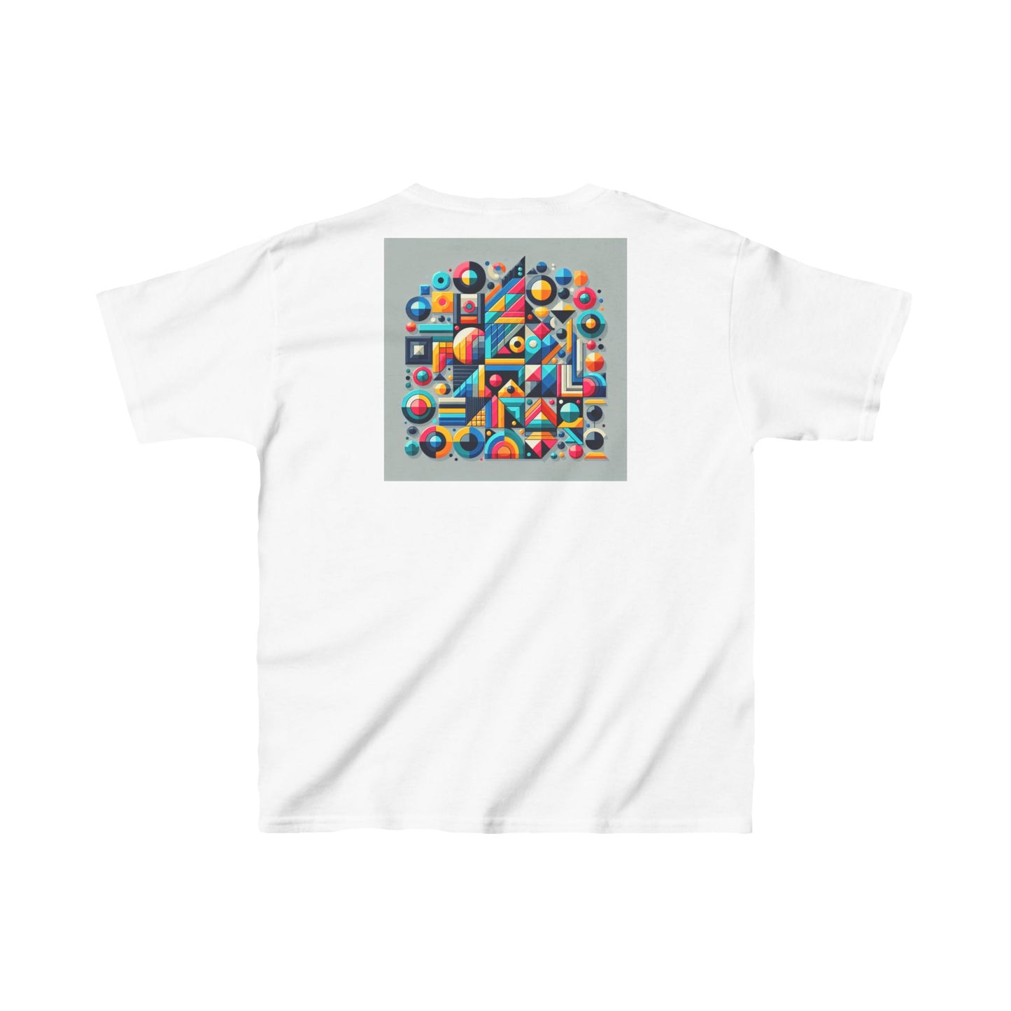 Colorful Kids Heavy Cotton™ Tee - Fun Geometric Design