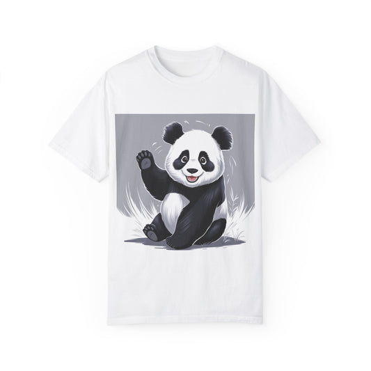 Cute Panda Graphic Unisex T-Shirt for Nature Lovers