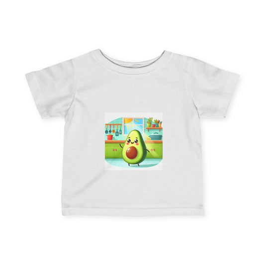 Cute Avocado Infant Fine Jersey Tee - Adorable Baby T-Shirt for Little Ones